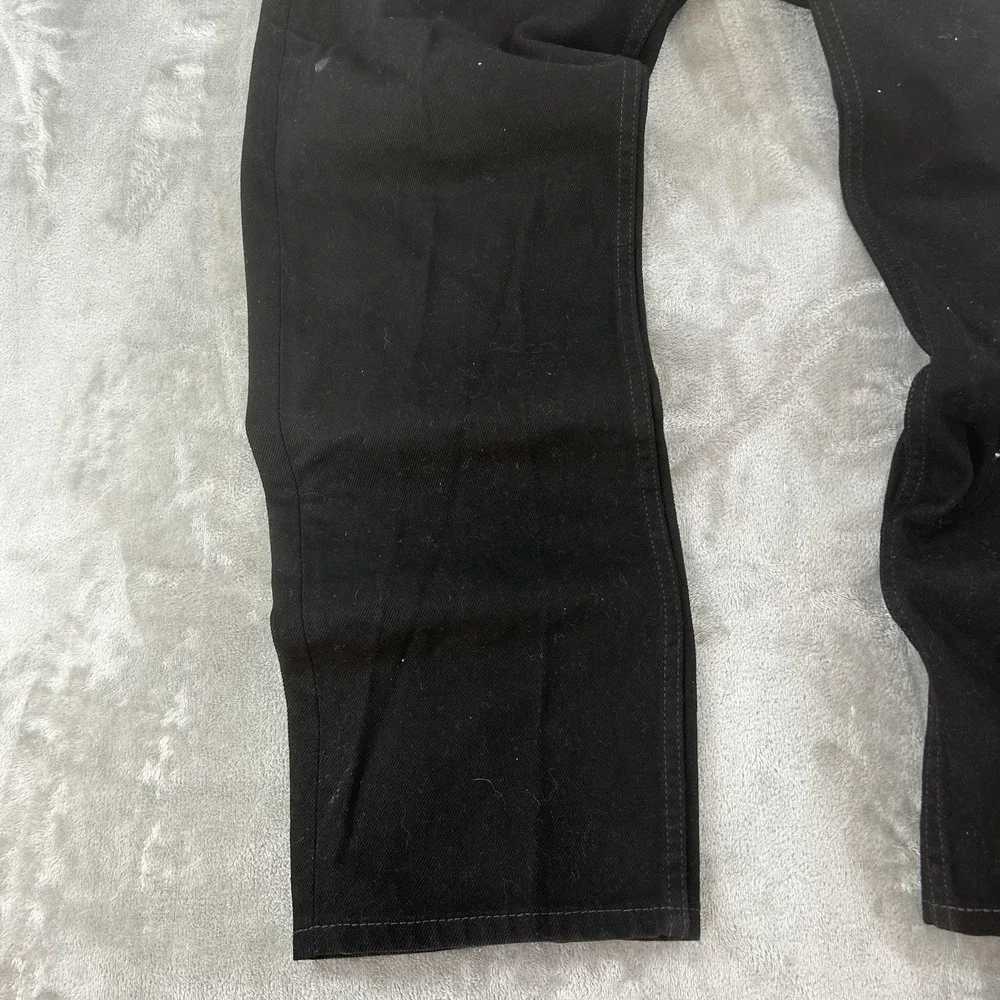 Levi's 505 Jeans Mens 38x30 Black Dark Wash Regular Straight Denim Pants